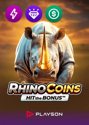 Rhino Coins Hit the Bonus van Playson